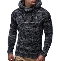 Suéter de cuello alto para hombre, suéteres de punto, jerséis casuales de moda, Otoño e Invierno - details 4