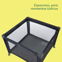 arque para bebé, Cuna de Viaje, Cama Infantil, Espacioso y Bien ventilado con Dimensiones 100 x 100 x 76 cm, Cierre Compacto y Bolsa de Transporte, Color Mineral Grafito - details 3