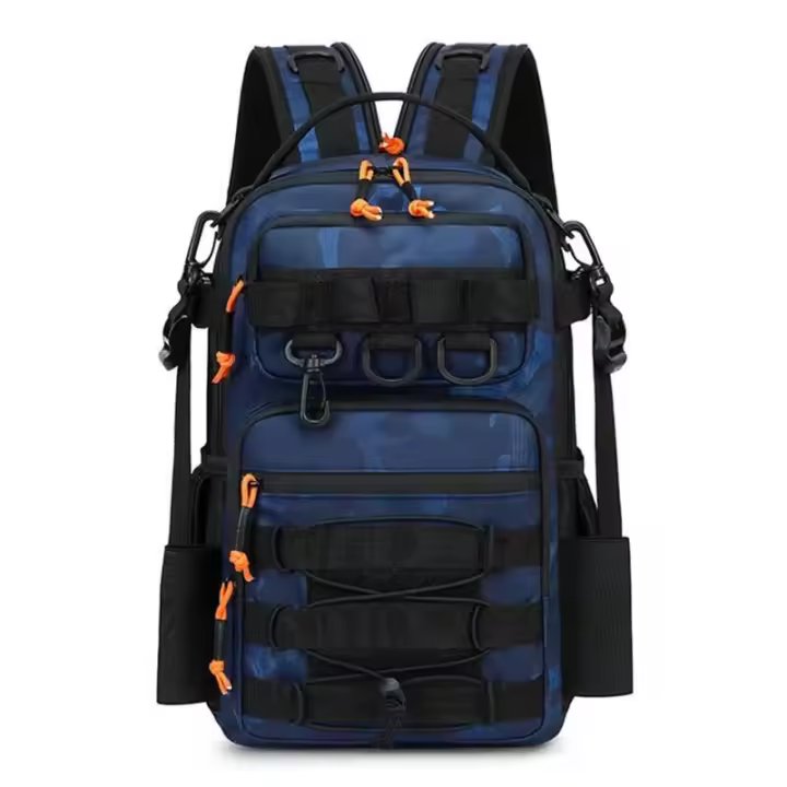 Señuelo con soporte para caña, bolsa para equipo de acampada, caza al aire libre, senderismo, accesorios de pesca, mochila táctica - 1