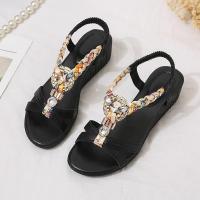 Sandalias de tacón de cuña de verano para mujer - details 3