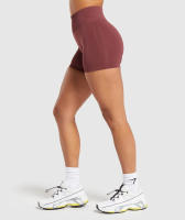 Pantalones cortos sin costuras para mujer, ropa de medio pantalón suave para Fitness, Yoga, gimnasio, correr y bicicleta, novedad - details 13