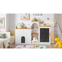 Librería Estante para Libros y Juguetes Estante Infantil Forma de Castillo con 3 Compartimentos Abiertos 40x30x150 cm - details 4