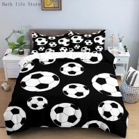 Juego de Ropa de Cama con Diseño de Fútbol 3D Funda de Edredón Cabezas y Cojines Para Decoración de Habitación Regalo para Niños Tamaño Twin Queen King - details 5