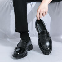 Zapatos Formales para Hombres Estilo Inglés Elegante Tacón Bajo PU Doble Hebilla Talla Grande 38-46 - details 17
