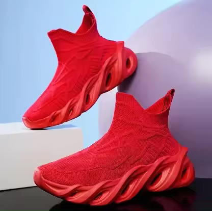 Zapatos de amortiguación para carreras, zapatillas antideslizantes transpirables Unisex, zapatillas de deporte de lujo para carreras, zapatillas transpirables para correr a la moda - 1