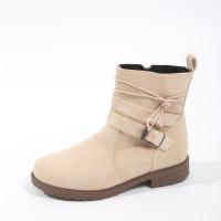 Botas martin planas informales para mujer, botas cortas a la moda, zapatos para mujer - details 6
