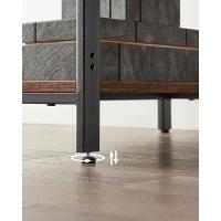 Mesa de Trabajo, 100 x 50 x 76 cm, Estilo Moderno, para Estudio Dormitorio Salón Oficina, Beige Natural y Blanco Perla LWD046L01 - details 14