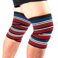 Sports Elastic Compression Knee Bandages Brace Wrap Crossfit Leg Support Strap for Gym Sports Weightlifting Squats Training - details 17