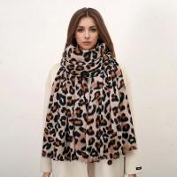 Bufanda de Cachemira de Leopardo para Mujer Bufanda Gruesa con Borlas Manta Cálida para Invierno - details 1