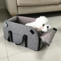 Portador de Mascotas para Coche Portátil Cama de Asiento Central para Perros y Gatos - details 14