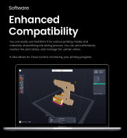 Impresora 3D inteligente de alta velocidad Flashforge Adventurer 5M Pro 600 mm/s Estructura Core XY Apagado automático Impresión suave y silenciosa - details 16
