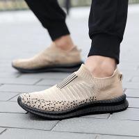 Zapatos informales transpirables para hombre, zapatos ligeros para caminar al aire libre, zapatillas antideslizantes para hombre, zapatos planos vulcanizados sin cordones 2023 - details 5