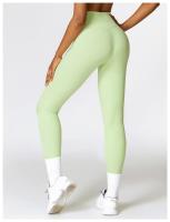 Pantalones de Yoga de cintura alta para mujer, pantalones para correr y Fitness, ropa externa, adelgazamiento, levantamiento de cadera, pantalones deportivos ajustados para ejercicio - details 37