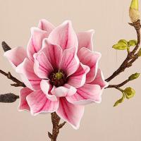 Rama de Magnolia Artificial de EVA, arte Floral de tacto Real, flores de orquídeas artificiales hechas a mano, decoración para el hogar y la Oficina - details 2