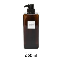 Botellas de Plástico Vacías para Bomba Transparentes Cuadradas Recargables con Líquido para Loción 250ml/450ml/650ml - details 8