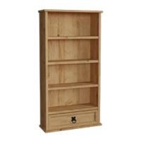 Diseño Corona Estantería para 1 Cajón, DVD/CD, Madera de Pino Maciza - details 12