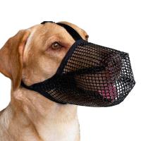 Bozal de perro cubierto de malla suave con correas ajustables para perros pequeños, medianos y grandes - details 5