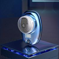 Mini Afeitadora eléctrica portátil de viaje, afeitadora afilada de acero inoxidable con borde giratorio, recargable - details 2