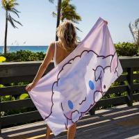 Cinnamorolls-accesorios de baño de playa grandes, toalla deportiva para gimnasio, toallas de microfibra de secado rápido para viaje, Sauna corporal - details 11