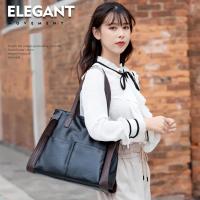 Bolso de piel sintética con asa superior para mujer, bandolera femenina de gran capacidad, diseño de lujo - details 8