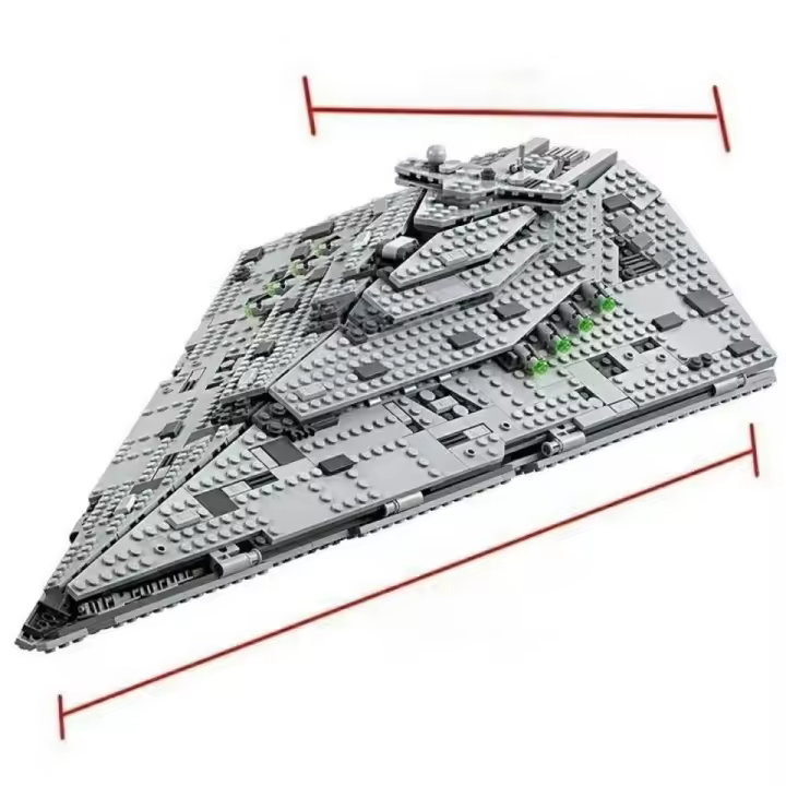 Nuevo Set De Bloques De Construcción Compatible Con Starship Fighter Modelo De Espacio Para Juguetes DIY Regalo De Cumpleaños Para Niños 1457 Piezas - 1