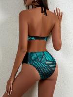 Bikini con estampado Floral para mujer, bañador Sexy, traje de baño elegante, ropa de playa - details 6