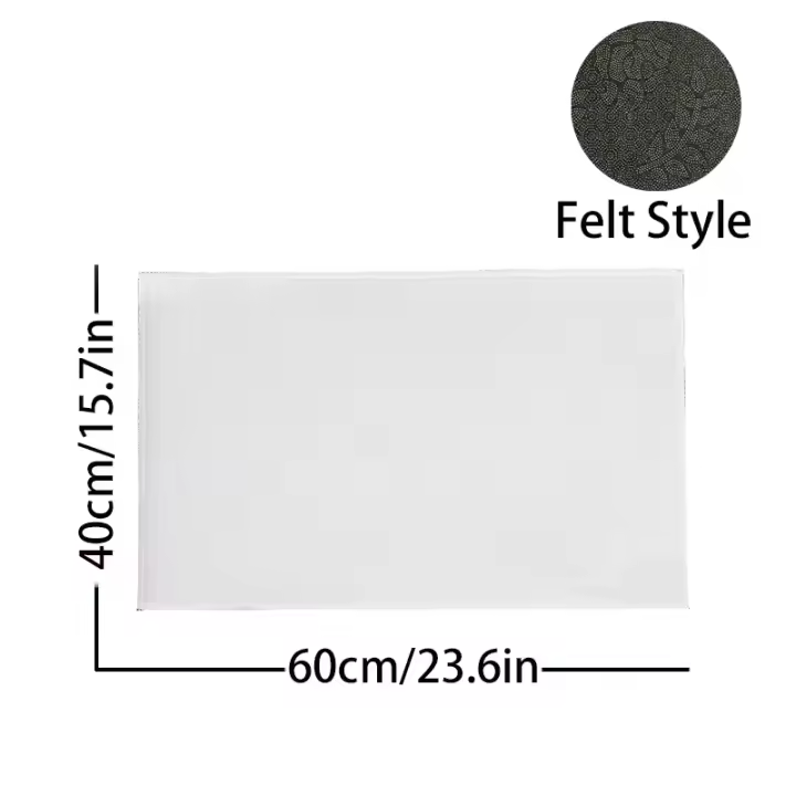 Alfombra de Bienvenida Navideña Antideslizante Poliéster Lavable para Dormitorio Baño Cocina - 1