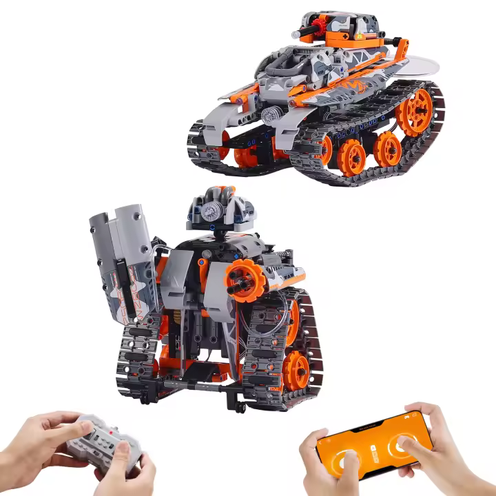 SucceBuy STEM Building Toys para niños, 5 en 1 554 PCS, juego de construcción RC, desata la creatividad y la alegría - 1