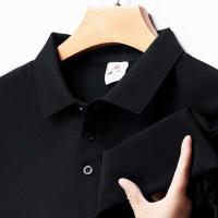 Polo de manga corta liso a la moda para hombre, top de verano cómodo y transpirable - details 5
