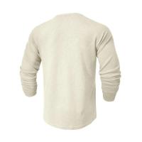 Camisetas Henry de Moda Primavera 2025 Tees de Manga Larga con Cuello Redondo para Hombres - details 23
