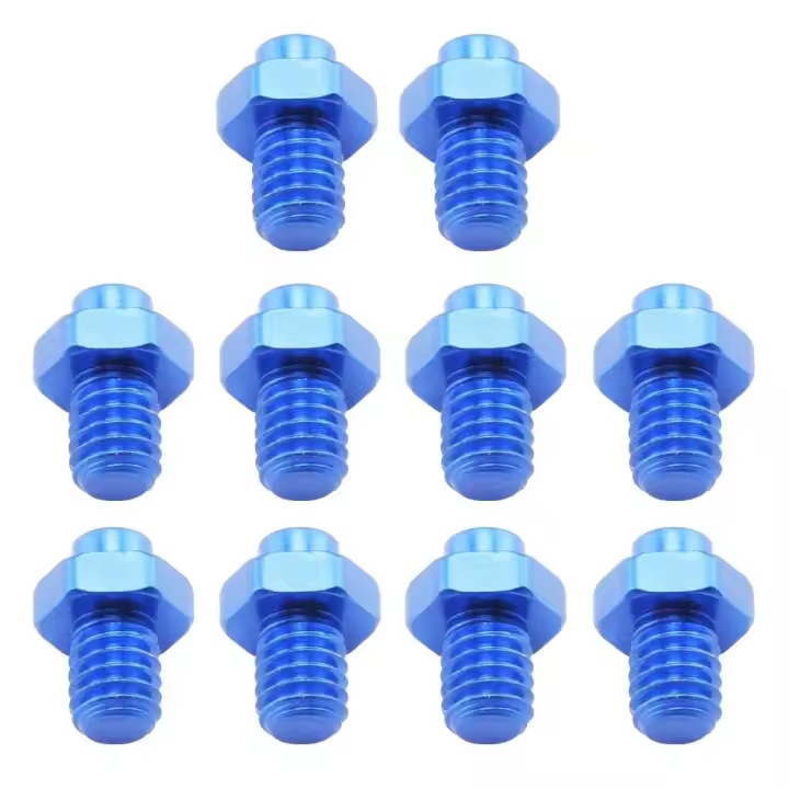 10 piezas tornillos Pedal de bicicleta pernos fijos antideslizantes de alta calidad - 1