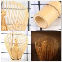 Accesorios de cocina, batidor de polvo verde Matcha 100, herramienta de bambú para ceremonia japonesa, cepillo de té, 1 ud. - details 3