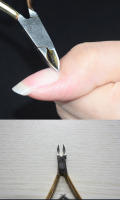 Tijera profesional para cutículas doradas, pinza para cutículas, cortador de uñas de acero inoxidable, alicates, herramientas de manicura - details 0