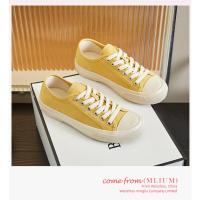 Zapatos de lona con almohadilla de piel de cerdo, zapatos individuales casuales de fondo plano para mujer, zapatos pequeños blancos versátiles - details 17