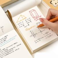 Cuaderno de borrador en blanco A6 a la moda, Bloc de notas grueso fácil de arrancar, 252 hojas de papel para mensajes, papelería para cuaderno de oficina DIY - details 4