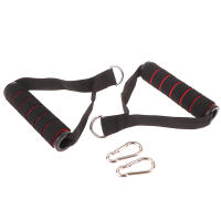 Mangos de Metal con anillo en D para gimnasio, mango de máquina de Cable resistente para entrenamiento con gancho para Yoga, ejercicio, bandas eléctricas para gimnasio - details 1