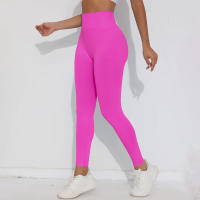 Pantalones de yoga elásticos para mujer, cintura alta y caderas, glúteos melocotón, secado rápido, correr, ciclismo, deportes, gimnasio - details 23