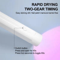 Lámpara de secado de esmalte de Gel portátil con luz LED, linterna de curado UV, alfiler hine, secador de uñas profesional - details 2