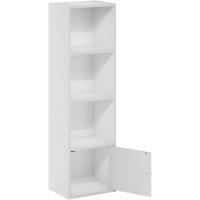 Biblioteca de 5 Niveles con 1 Puerta de Almacenamiento, Blanco - details 23