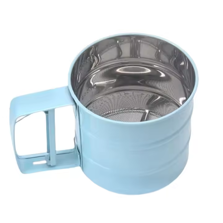 Tamiz de Arce inoxidable, Tamiz de Polvo de Taza, Gadget de cocina de Malla de pastel, Tamiz de Malla de Azúcar, Tamiz para hornear - 1