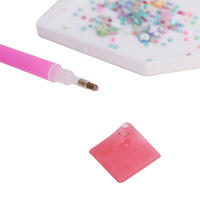 Pluma de Glue para Puntos de Diamante Adhesivo de Barro de Cerámica Herramientas de Manicura con 5 Piezas Set Herramienta de Almacenamiento - details 4