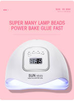 Lámpara LED UV para secado de uñas, secador de esmalte de Gel para manicura, de alta potencia, con Sensor inteligente y pantalla táctil, 12W/36W/48W/90W - details 2