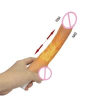Leten-consolador realista automático para mujer, vibrador con calefacción, Control remoto, punto G con ventosa, juguete sexual femenino de empuje - details 1