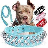 Collar de cuero, correa elegante y duradera, arnés mediano, collares de mochila para perros, collares de transporte - details 0