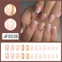 Abalorio falso cuadrado dorado con lentejuelas, uñas reutilizables para actuaciones en escenario, belleza en arte de uñas - details 6