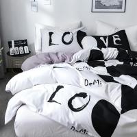 Juego de Funda de Duvet de Amantes Impresos Tamaño de Cama Cuadrado Funda de Edredón y Funda de Almohada Ropa de Cama sin Sábana - details 3