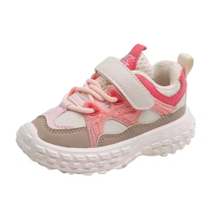 Zapatillas térmicas de vellón, zapatos de algodón para niños - 1