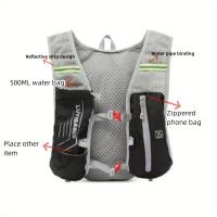 Mochila de hidratación ligera para maratón unisex - Mochila de ciclismo duradera de nailon con bolsillo de utilidad con cremallera para senderismo al aire libre y viajes, mochila de ciclismo - details 5
