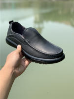 Cuero de vaca de cuero genuino de un pedal zapatos de cuero de los hombres de cara suave de suela suave cómodos de negocios y de ocio zapatos de los hombres que sobreajustan los zapatos de conducción - details 6