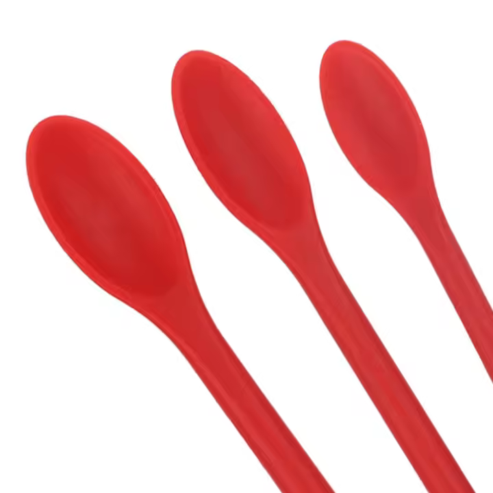 Espátulas pequeñas de silicona para maquillaje, miniespátulas de limpieza para aplicaciones de belleza (4 piezas) - 1